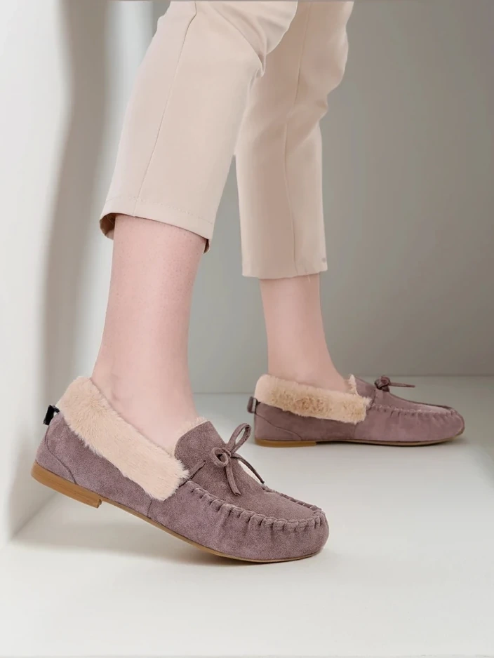 Royalfashion Дамски мокасини с кожа Аhtikes