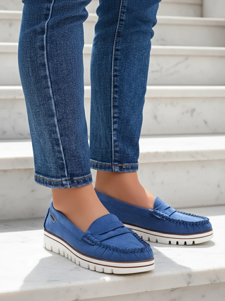 Royalfashion Женски еко-суета мокасини Bellisse