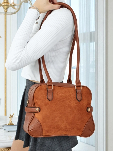 Дамска чанта тип shopper от еко кожа Erelle