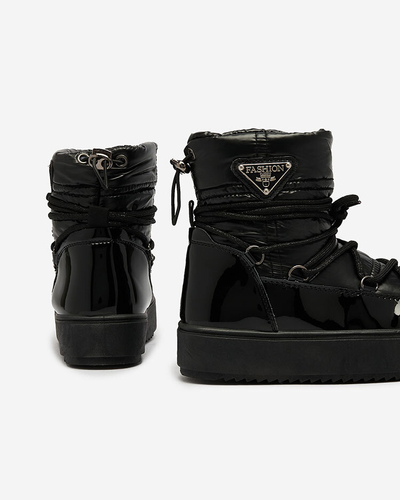 Royalfashion Детски обувки за сняг a'la в черно Asifa