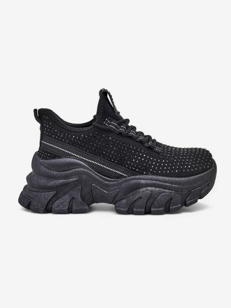 Royalfashion дамски спортни маратонки с камъни Блиско