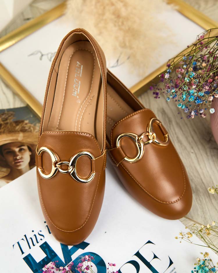 Royalfashion Мокасини с декорация на носа Abermes