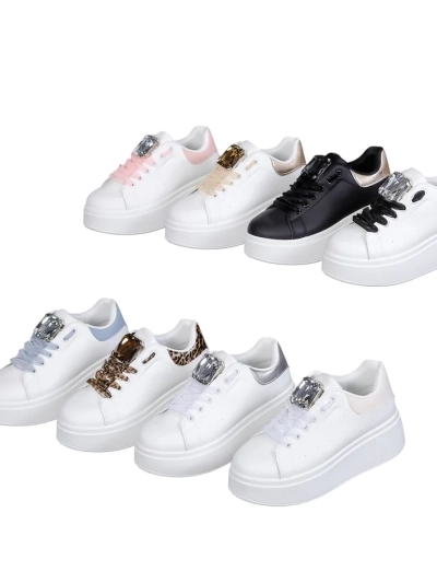 Royalfashion дамски спортни маратонки на платформа Safirrat