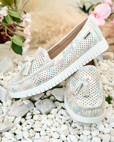 Royalfashion Дамски ажурни мокасини Molaffa