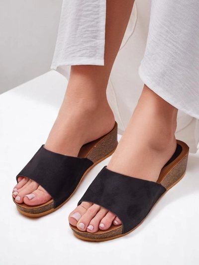 Royalfashion дамски сандали с ниска платформа Maderas