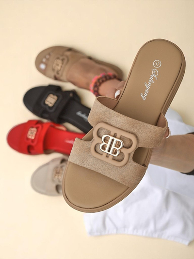 Royalfashion Дамски чехли на плоска подметка ChicStep