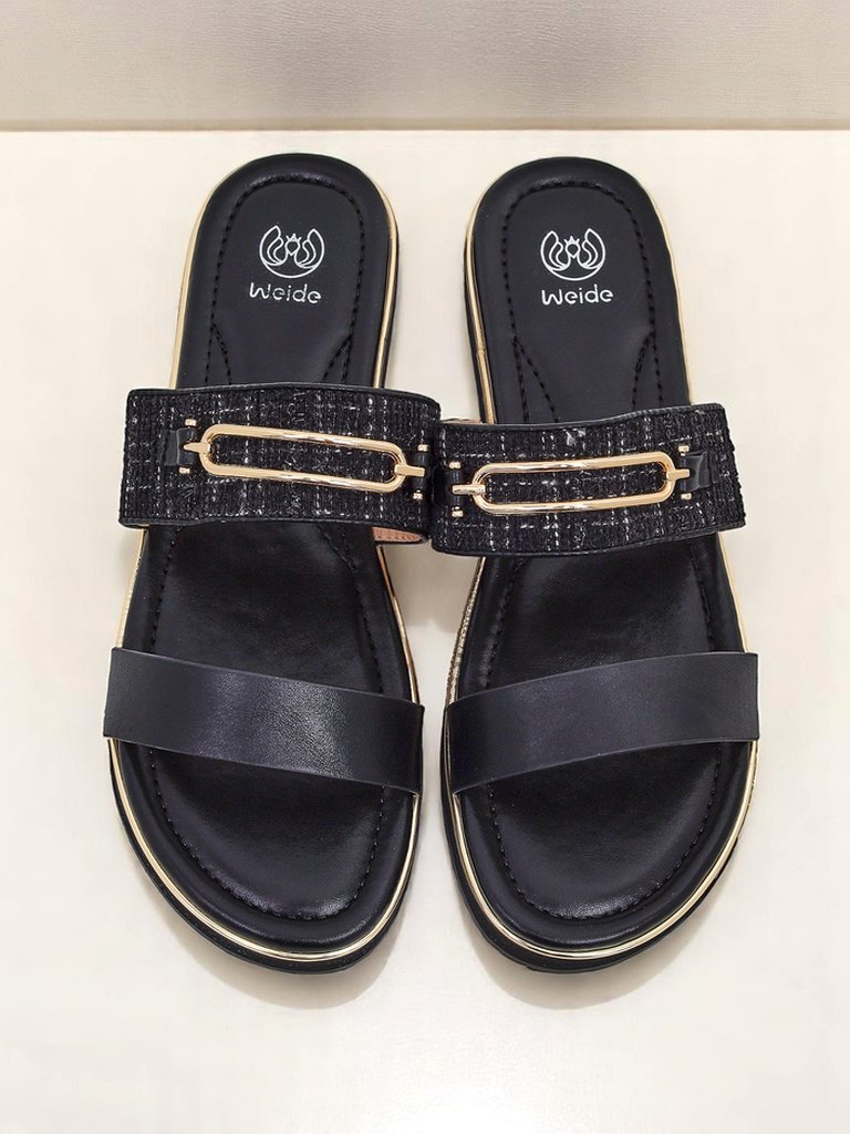 Royalfashion дамски чехли с равна подметка Mamma