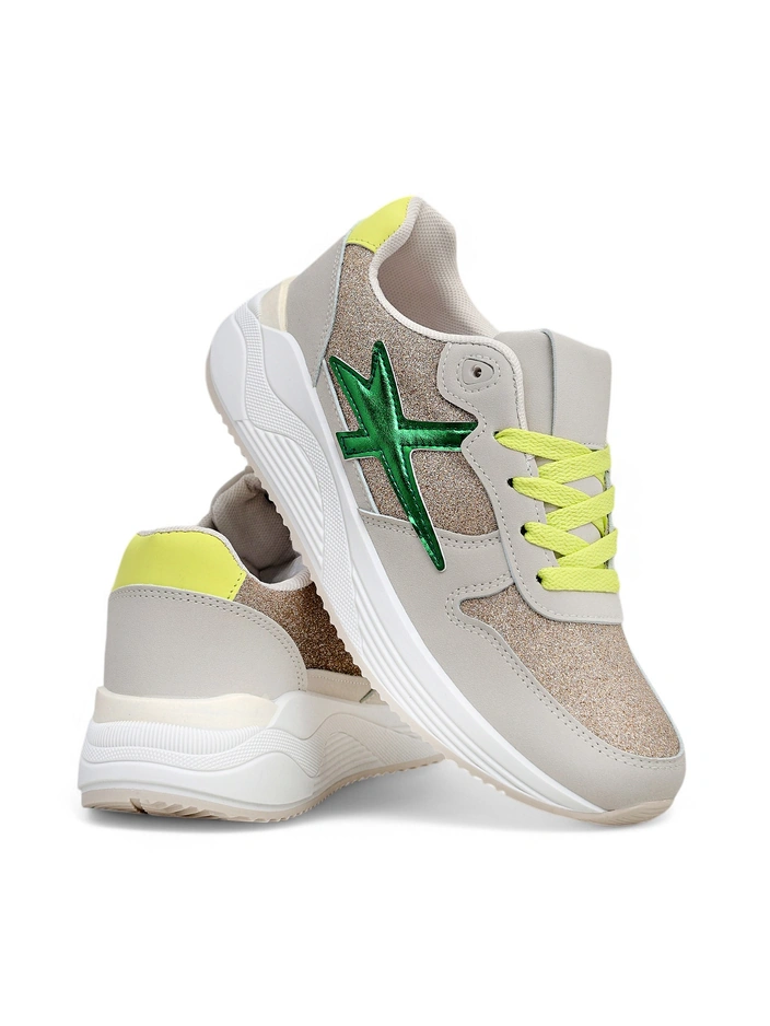 Женски маратонки Royalfashion с блестящи елементи Avenues