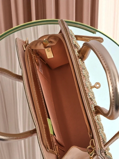 Royalfashion Дамска чанта тип клъч с цирконии Seren Voux