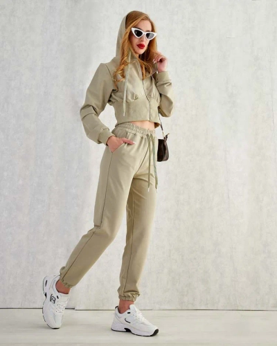 Royalfashion Дамски памучен комплект с потник