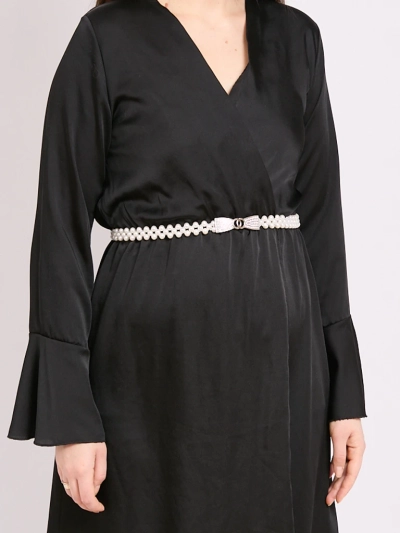 Дамски колан Callista перлен с катарама панделка – елегантност в италиански стил