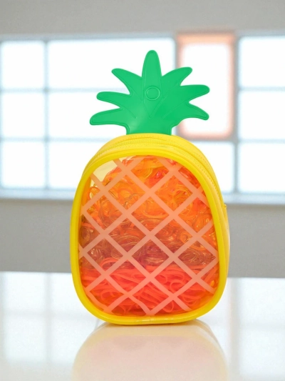 Royalfashion Многоцветни силиконови ластичета за коса Ананас