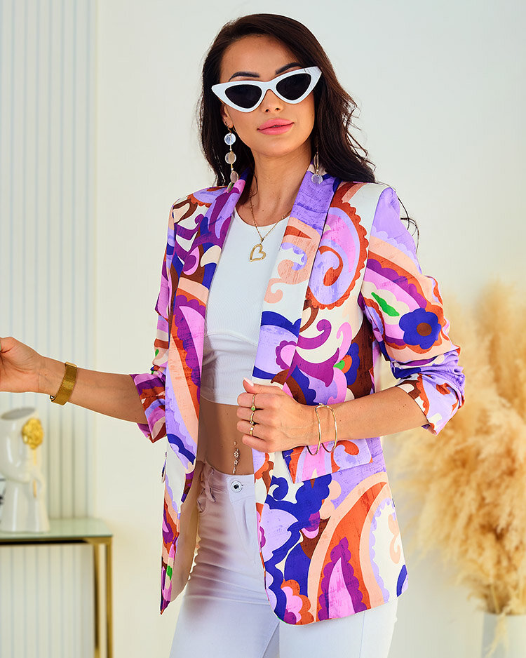 Royalfashion Дамско яке с десен