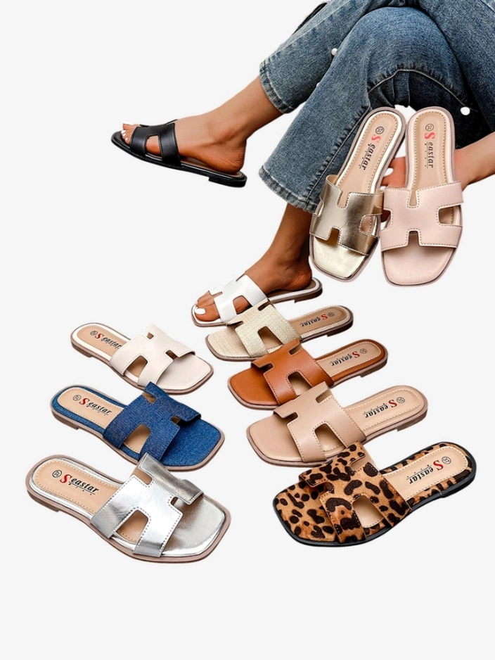 Royalfashion Женски плоски сандали Eval