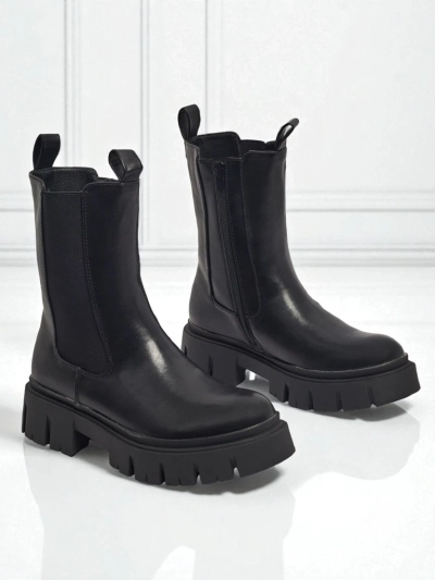 Високи дамски еко кожени боти Dorvella