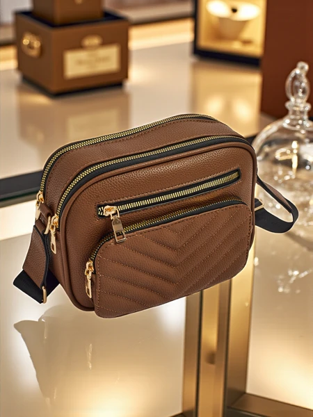 Малка дамска чанта от еко кожа Lunar Elegance