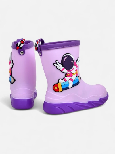 Royalfashion детски гумени ботуши с астронавта Космос