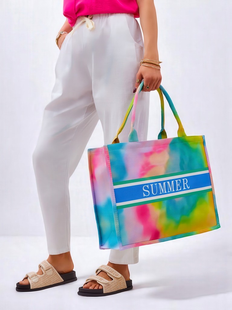 Royalfashion Платнена чанта Colorful Summer
