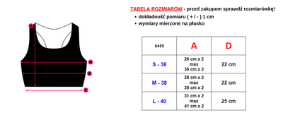 Czarny sportowy biustonosz dziecięcy- Bielizna