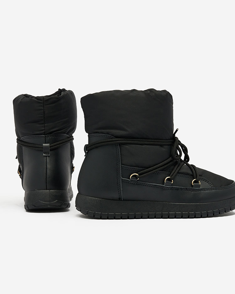 Royalfashion Дамски ботуши за сняг с приплъзване в черен цвят Iredas