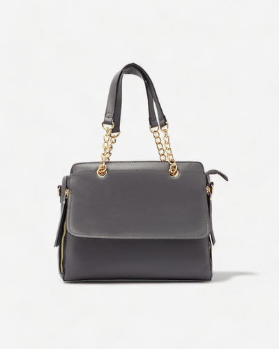 Royalfashion Сива дамска чанта