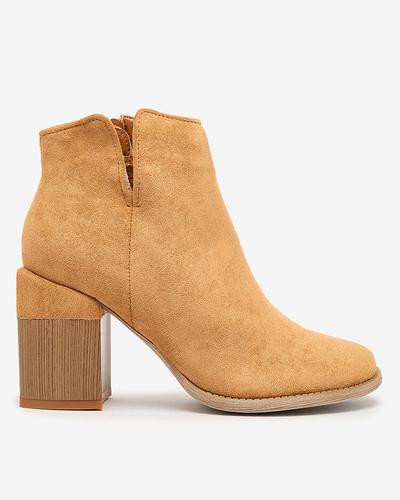 Royalfashion Дамски ботуши Teascir stiletto Camel
