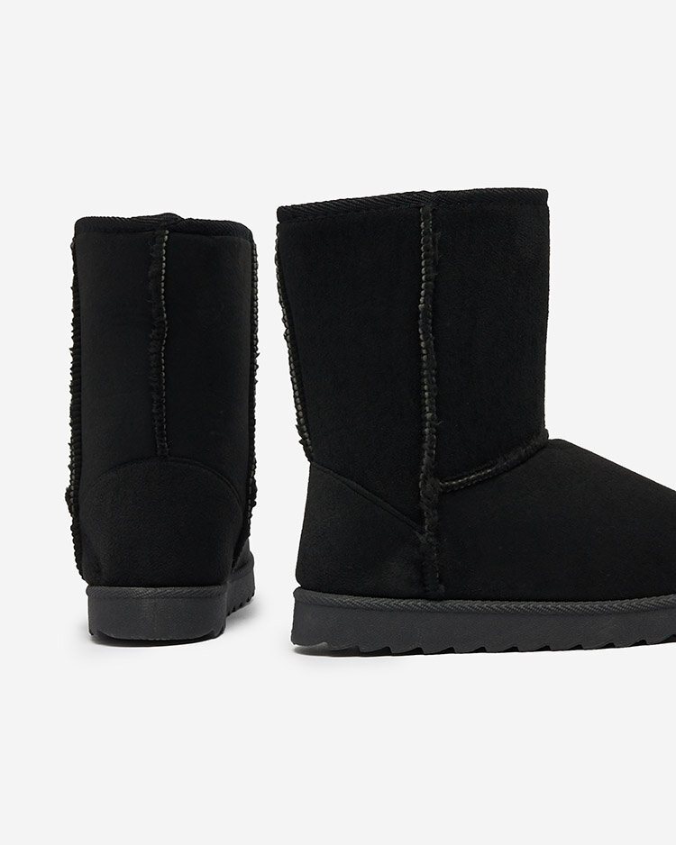 Royalfashion Черни ботуши a'la snow boots за жени Leaner