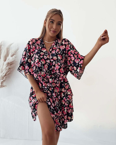 Royalfashion Дамска мини рокля с оригинален десен