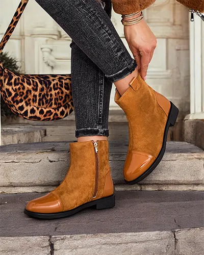 Royalfashion Класически женски глезенови боти Urbinos