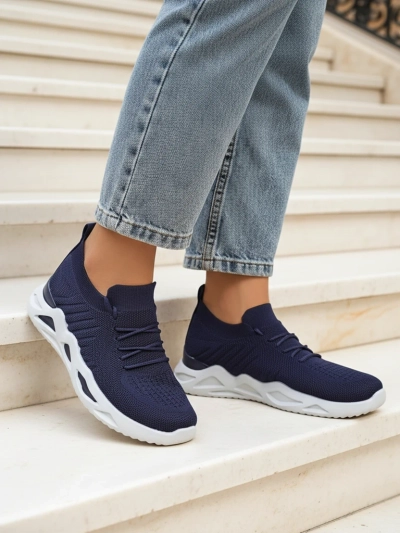 Royalfashion Дамски сникърси от плат Kaenno