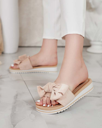 Royalfashion Дамски джапанки с панделка Erinner