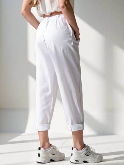 Royalfashion Женски халатни панталони, изработени от вискоза