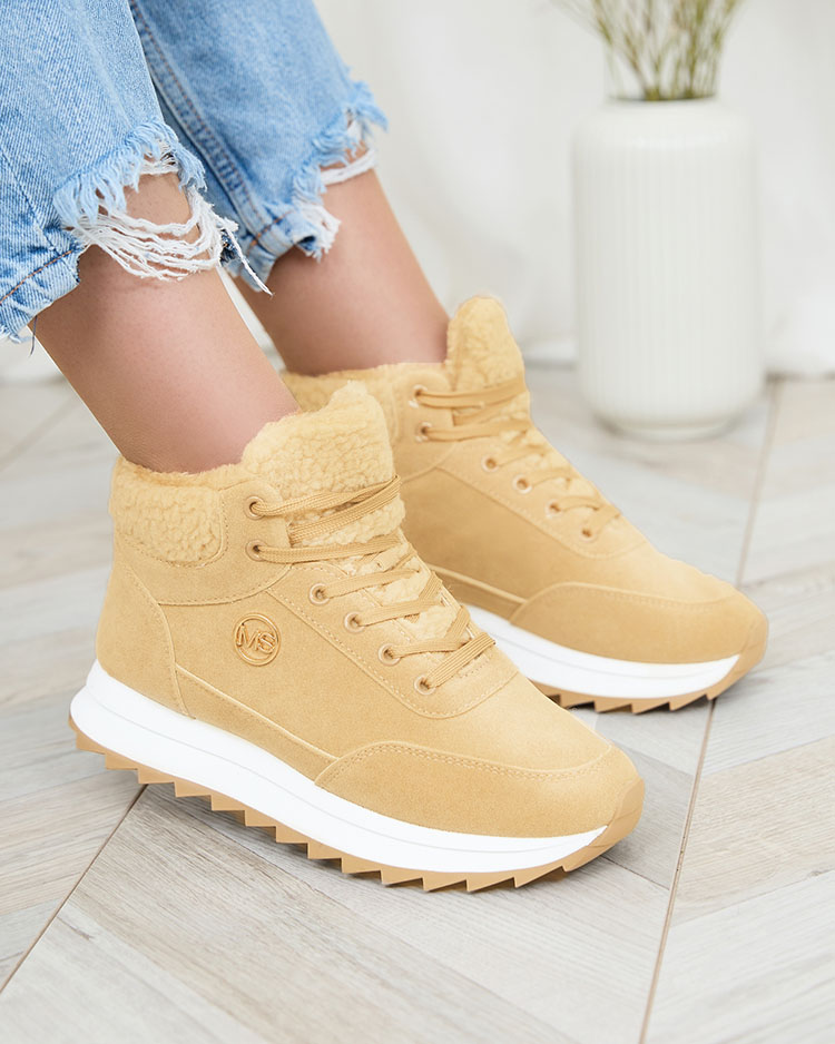 Royalfashion Дамски изолирани спортни обувки в светлокафяво Cerrto