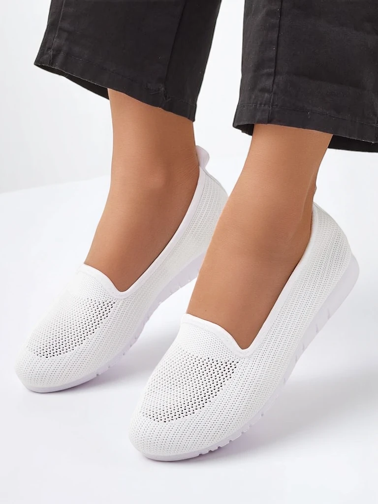 Royalfashion Жени платнени мокасини Caerit