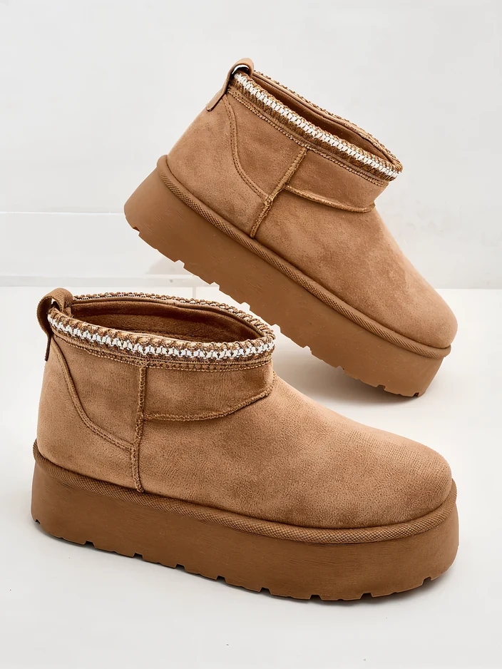 Royalfashion Дамски къси ботуши a'la snow boots Xoalla