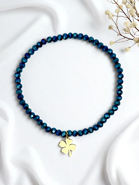 Royalfashion Дамска гривна с висулка детелина