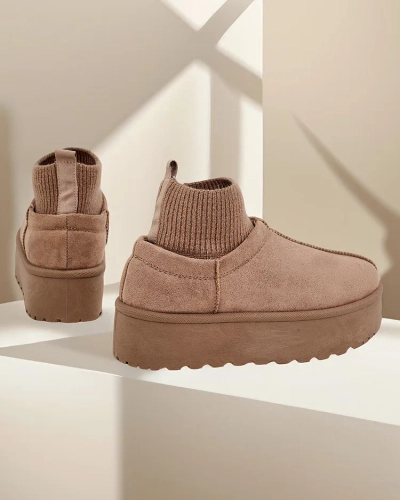 Royalfashion Къси дамски ботуши за сняг Vevello