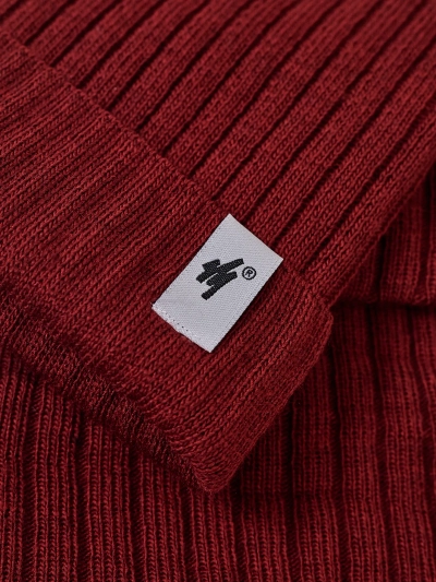 Зимен универсален комплект Royalfashion - плетена шапка с гаитер за врата