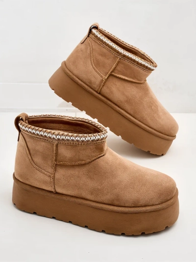 Royalfashion Дамски къси ботуши a'la snow boots Xoalla