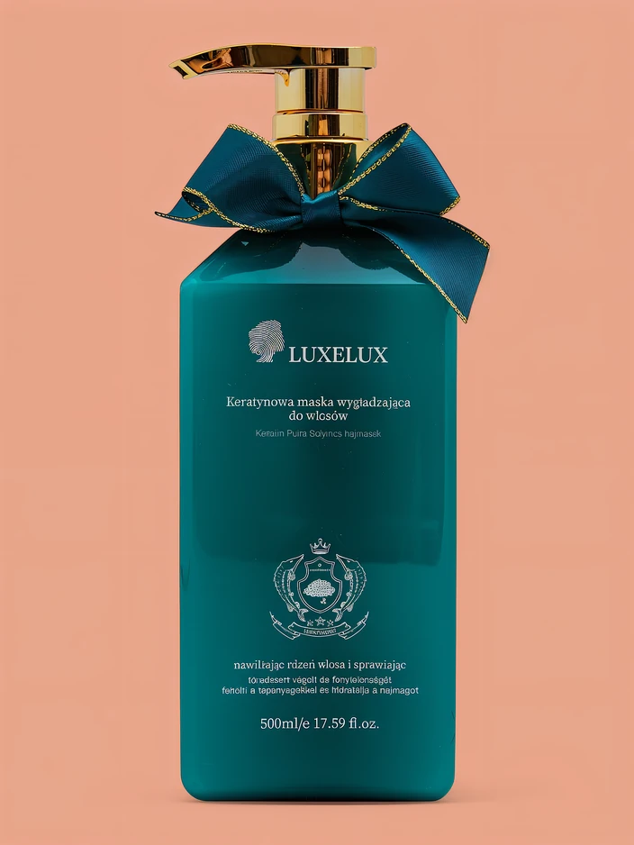 Luxelux Кератинова маска за изглаждане на косата 500 мл