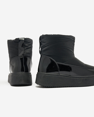 Royalfashion Black Maderta slip-on дамски ботуши за сняг