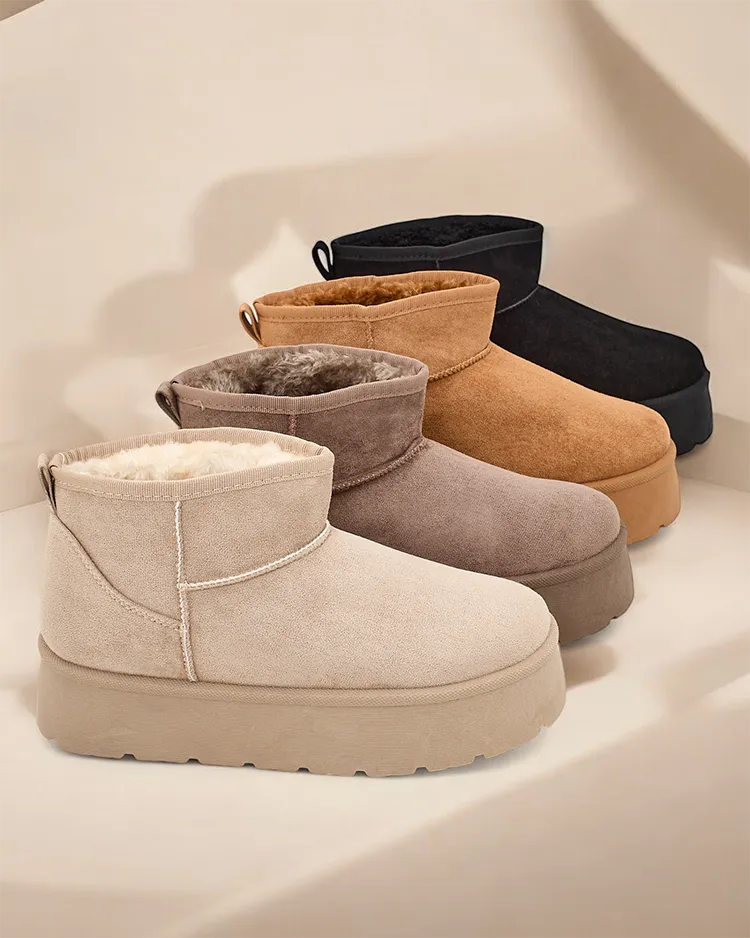 Роялфешън Къси боти за жени сняг Hawanni