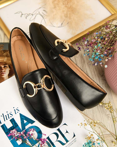 Royalfashion Мокасини с декорация на носа Abermes