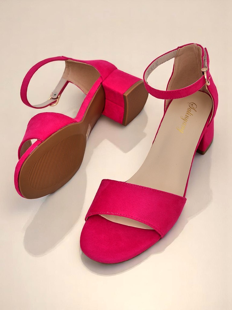 Royalfashion Дамски сандали на нисък ток SoftHeels