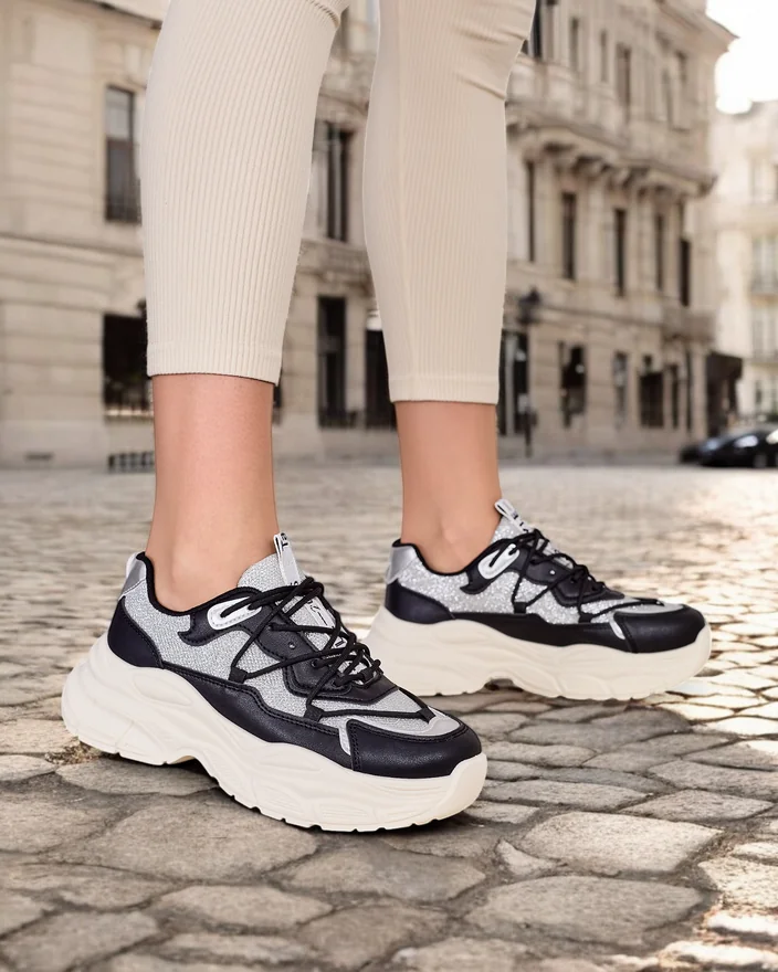 Обувки Royalfashion за жени на по-дебела подметка Teresii