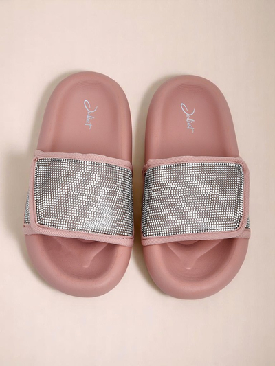 Royalfashion Дамски чехли на плоска подметка Sparkle Step