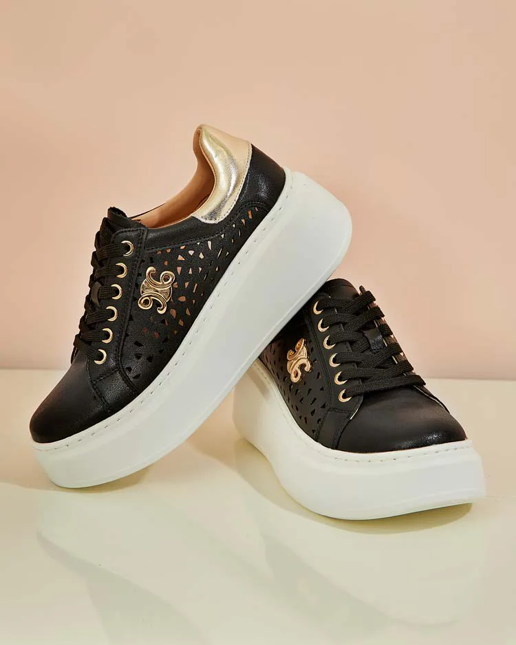 Royalfashion Дамски спортни ажурни кецове Jovixi