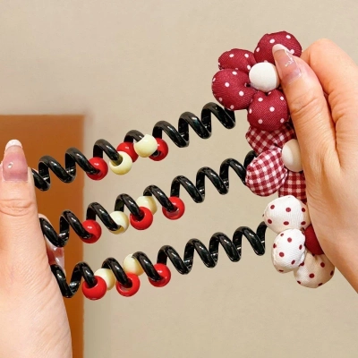 Royalfashion Спирала за коса с малко цвете Blossom Coil