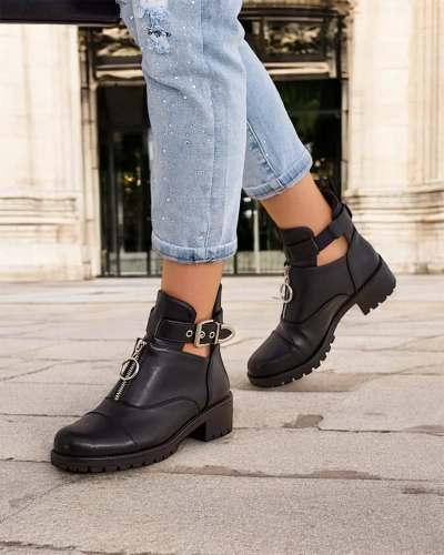 Дамски глезенки Royalfashion тип работник Komoves