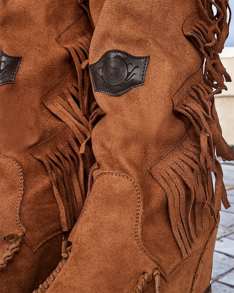 Royalfashion Дамски ботуши със скрита котва Rotin